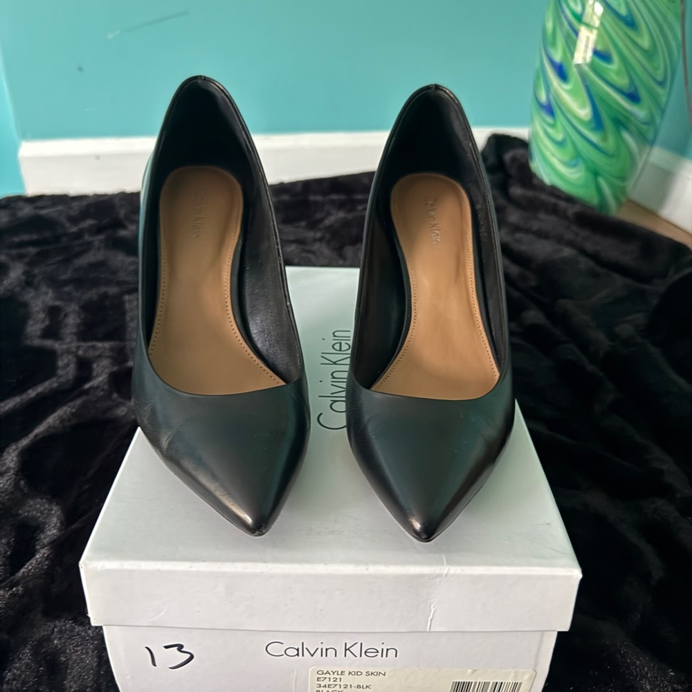 Calvin Klein Classic Black Heels
